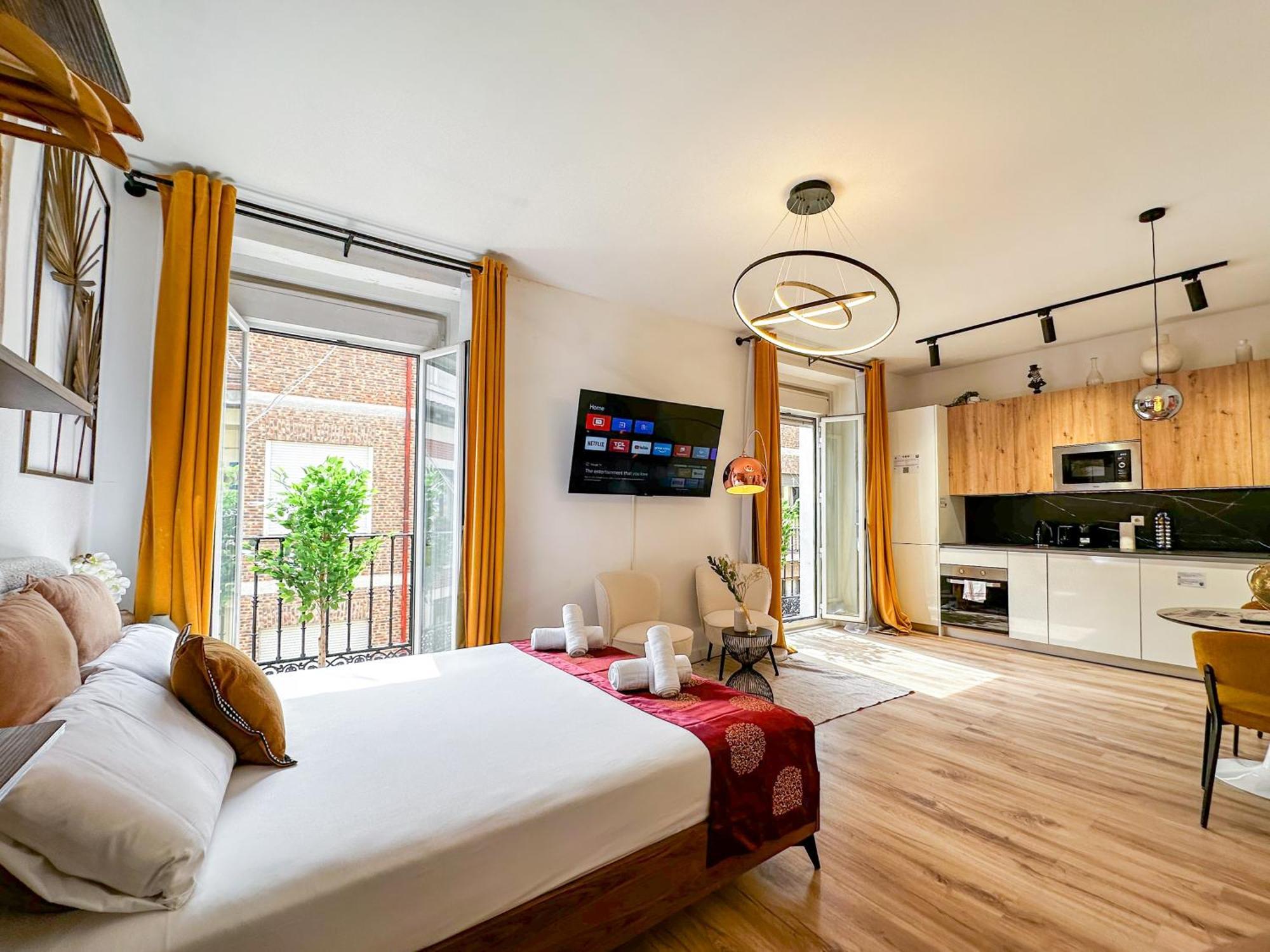 Apartamento Center Stylish Ac Madrid
